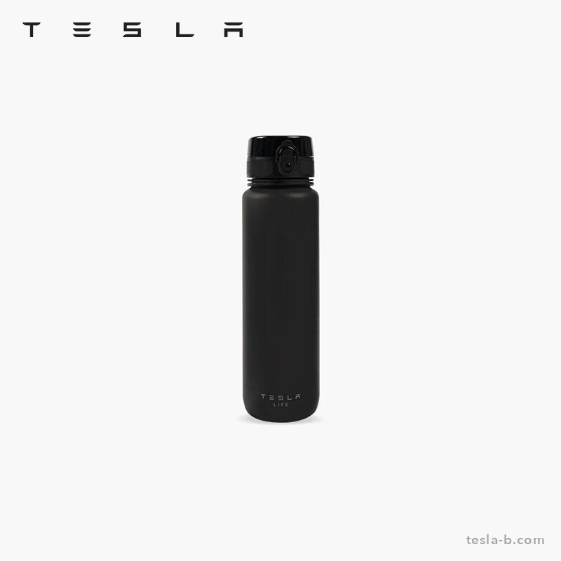 테슬라(Tesla) 공식 스포츠 물병, 밀폐형 누수 방지, 정밀한 눈금, 대용량, 휴대용 손잡이